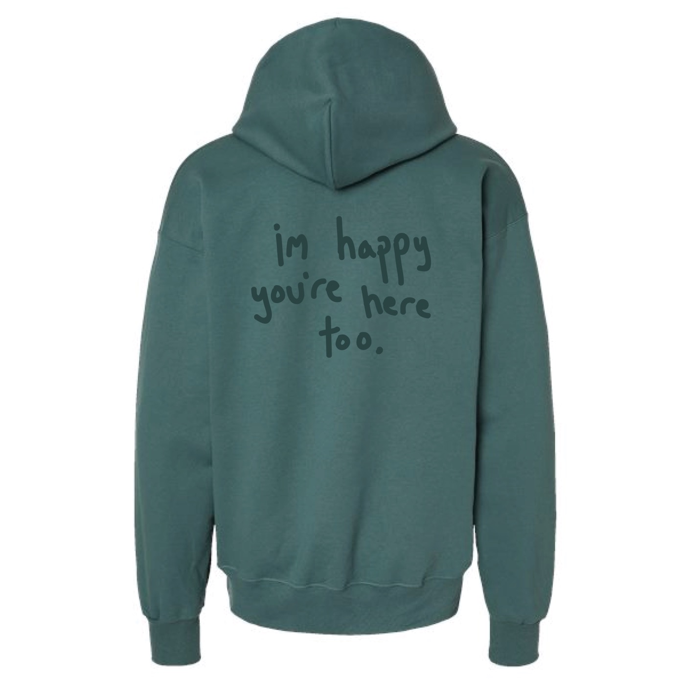 happy you're here - cactus hoodie