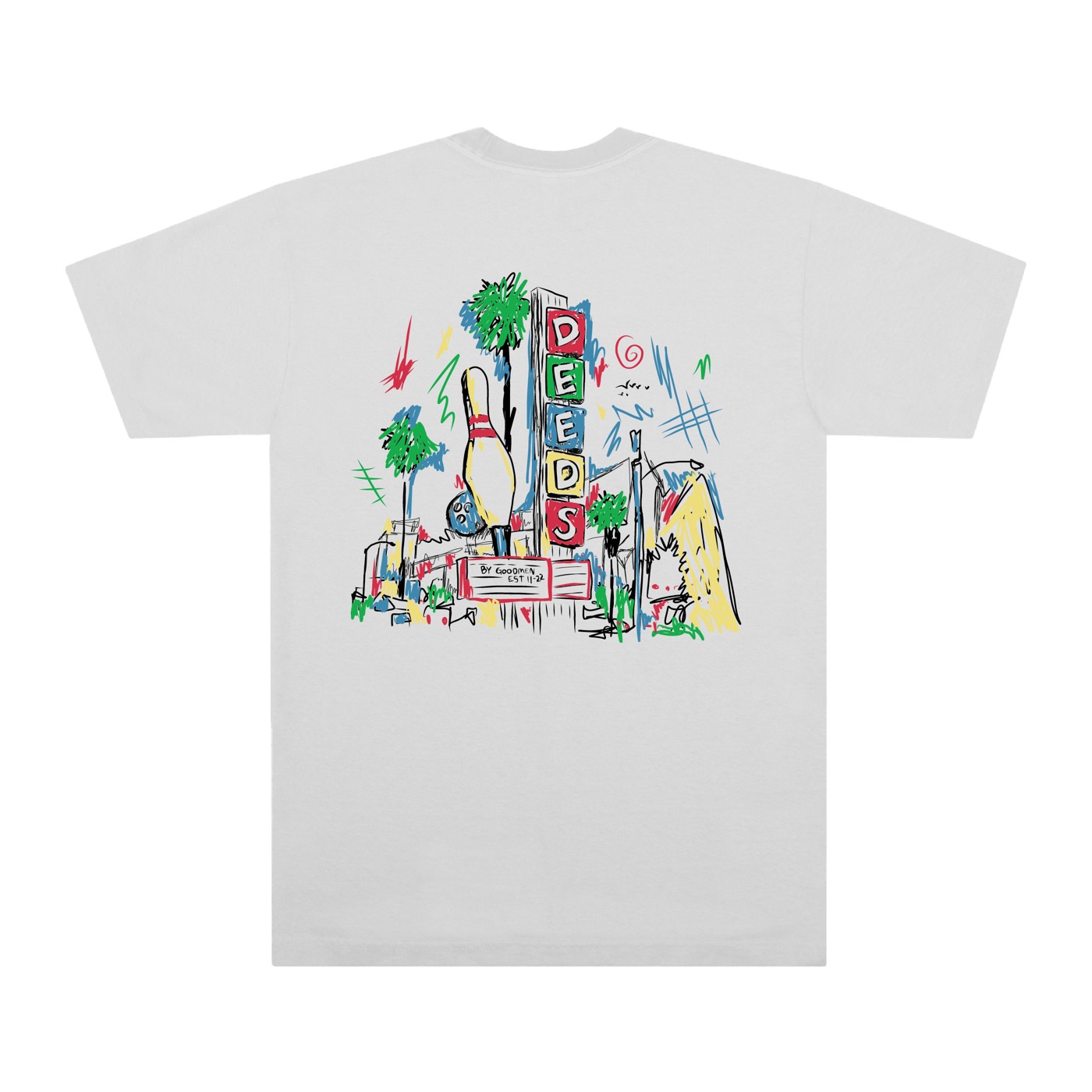 lanes open - white tee