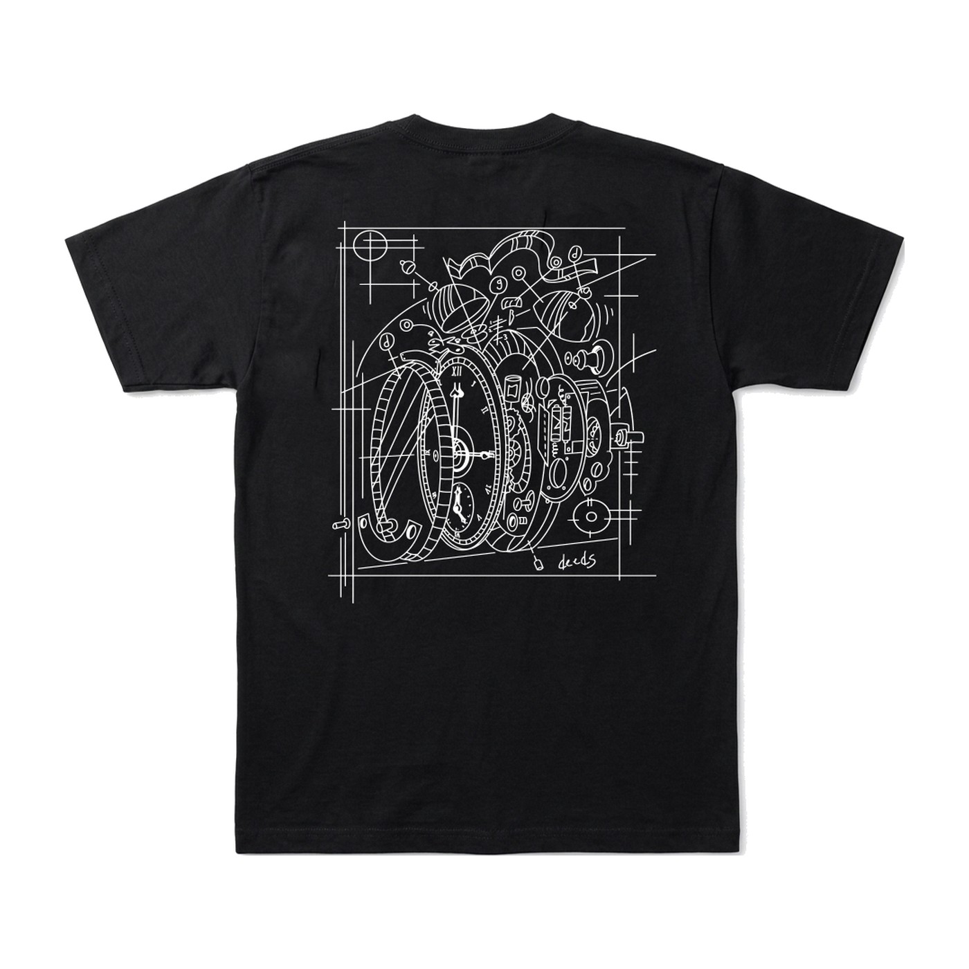 overdue - black tee