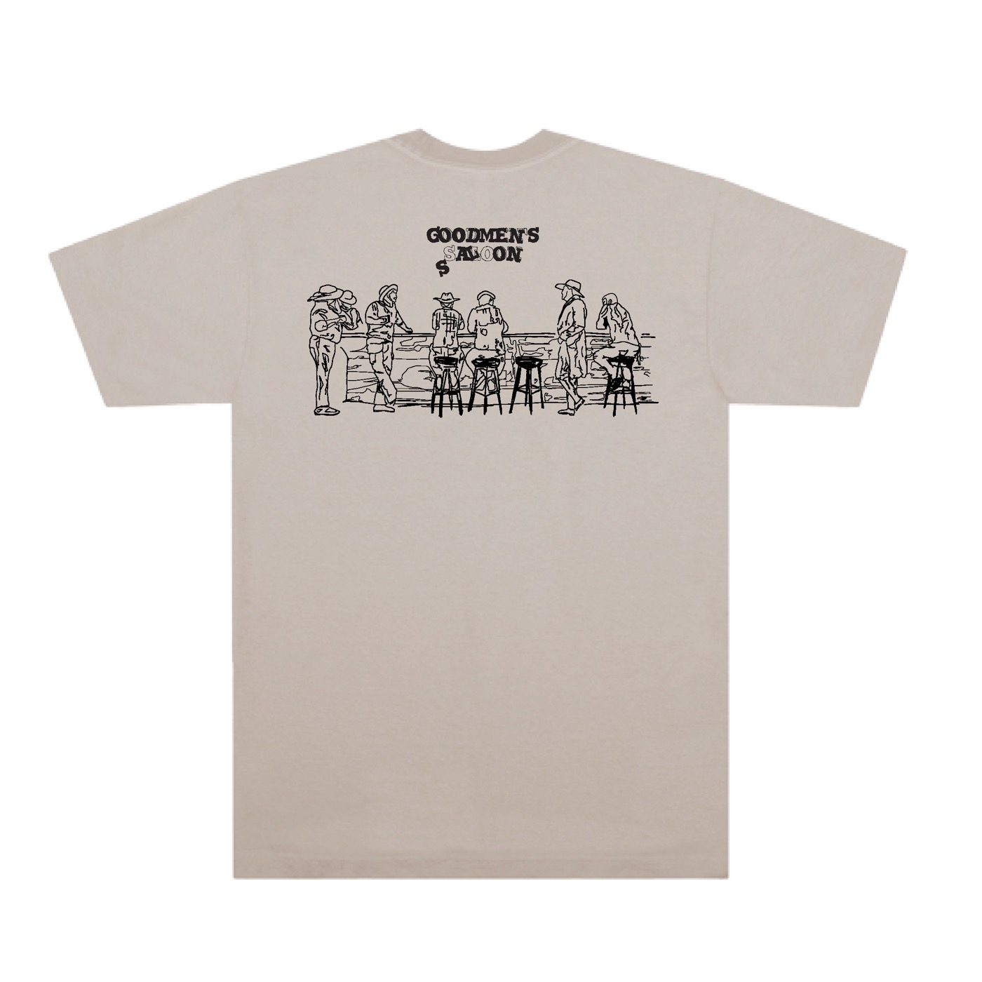 saloon - beige tee